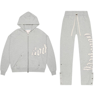 Godspeed "OG Logo V2" Sweatsuit Set Heather Grey