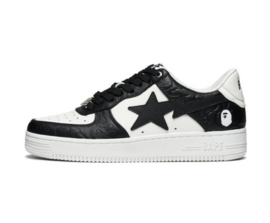 A Bathing Ape Bape Sta "#4 Line Camo White Black"