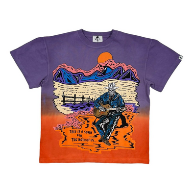 Warren Lotas "The Singer" Tee Purple/Orange