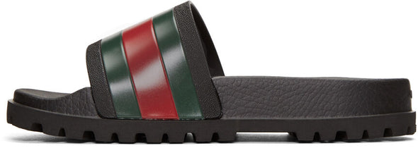 Gucci "Pursuit" Trek Slide Black