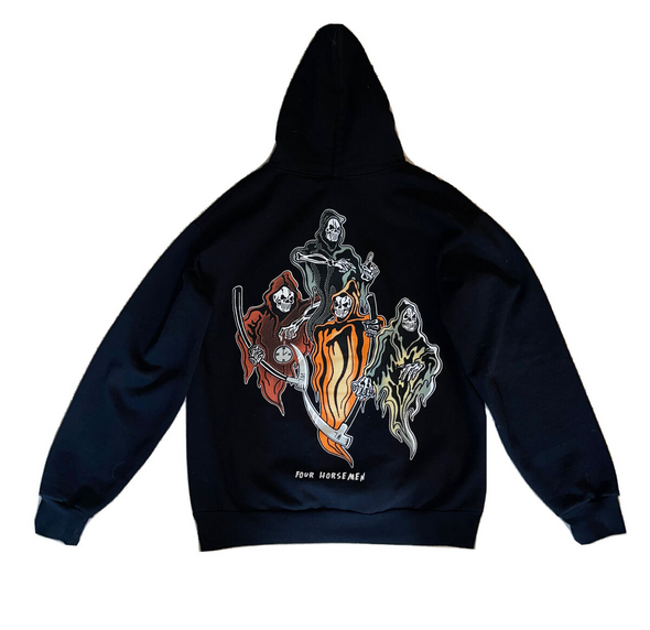 Warren Lotas "Four Horsemen" Hoodie Black