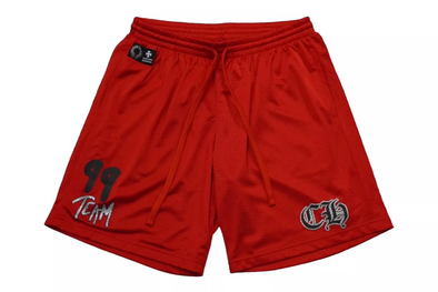 Chrome Hearts "Matty Boy" Mesh Shorts Red