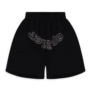 Sp5der "OG Web V2 Rhinestone" Sweat Short Black