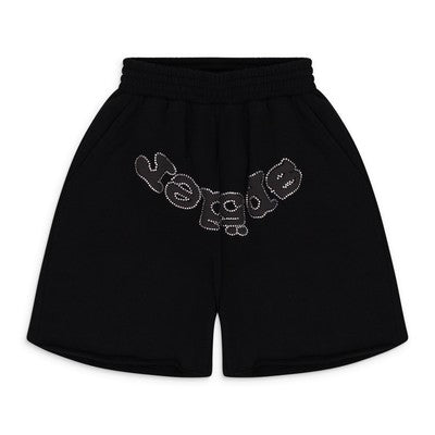 Sp5der "OG Web V2 Rhinestone" Sweat Short Black