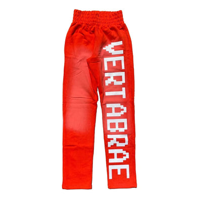 Vertabrae Sweatpants "Washed Red"
