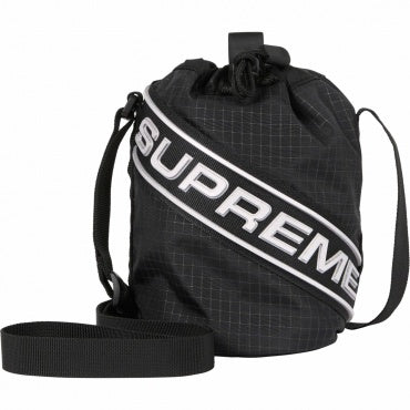 Supreme Logo Duffle Bag Black (FW23)