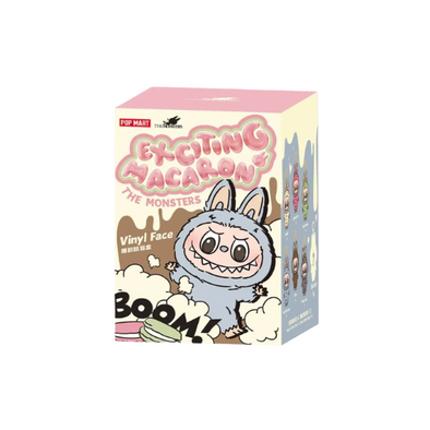 Pop Mart Labubu The Monsters "Exciting Macaron" Vinyl Plush Pendant Single Blind Box