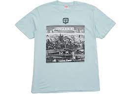 Supreme "Fiorenza" Tee Pale Blue