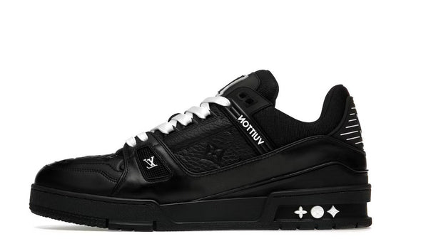 Louis Vuitton LV Trainer "Black Embossed Monogram" (Worn)