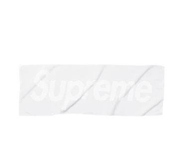 Supreme "Terry Logo" Hand Towel White