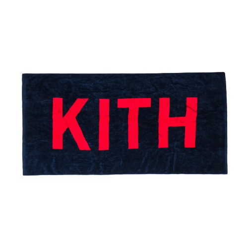 Kith "Beach" Towel Navy