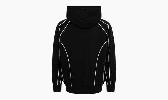 Supreme "Track Paneled" Zip Up Hooded Sweatshirt Black
