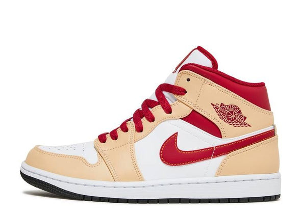 Jordan 1 Mid "Cardinal Curry"