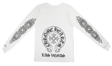 Chrome Hearts "Classic Horse Shoe" L/S Tee White