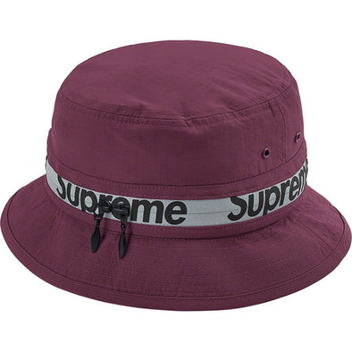 Supreme "Reflective Zip" Crusher Hat Purple