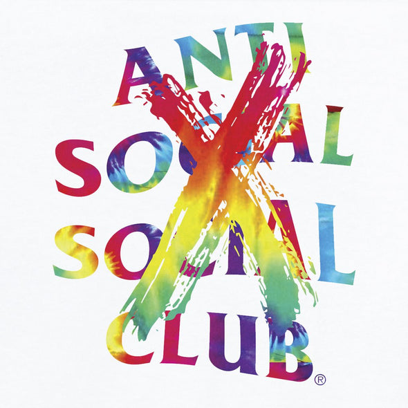 Anti Social Social Club "Cancelled Rainbow" Tee White