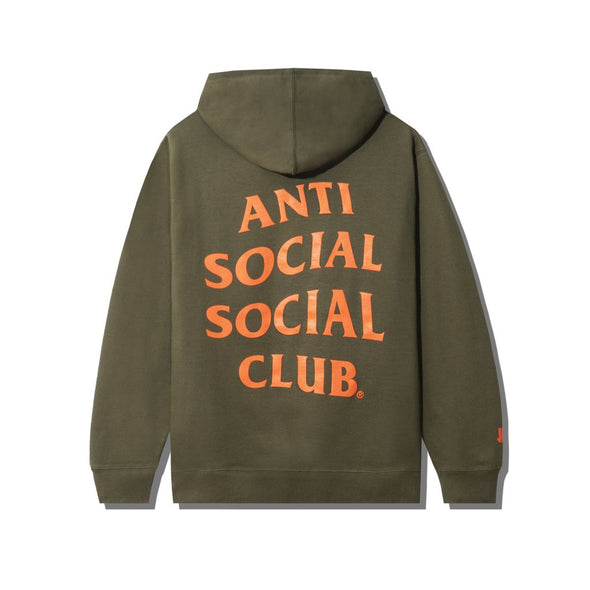 Anti Social Social Club "Paranoid" Hoodie Olive