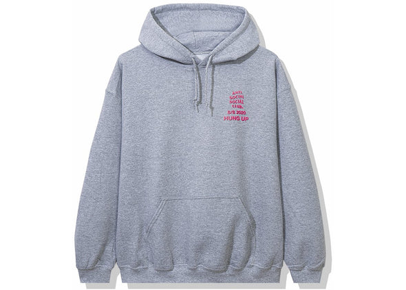 Anti Social Social Club "Dialtone" Hoodie Grey