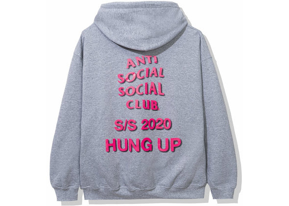 Anti Social Social Club "Dialtone" Hoodie Grey