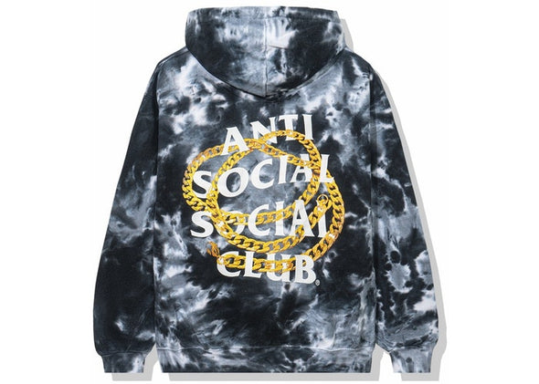 Anti Social Social Club "Good" Hoodie Black Tie Dye
