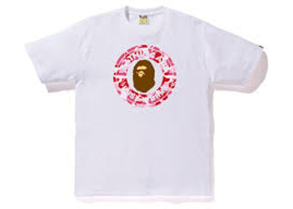BAPE ABC "Busy Works" Tee White/Pink