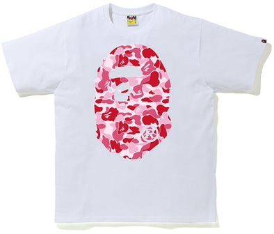 BAPE ABC Camo "By Bathing Ape" Tee White/Pink