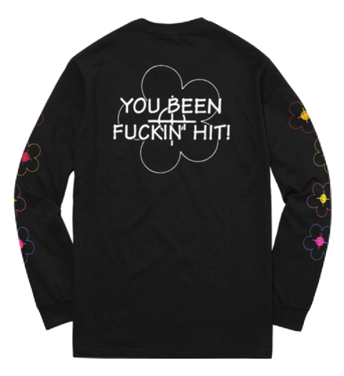 Supreme you been hit long sleeve best sale