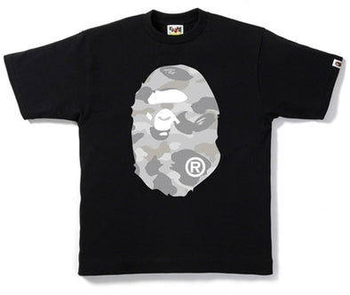 BAPE Dot Camo "Big Ape Head" Tee Black/Gray