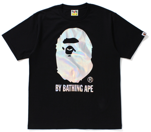 BAPE Hologram "By Bathing Ape" Tee Black