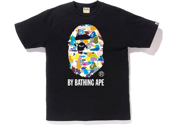 BAPE Multi Camo "By Bathing Ape" Tee Black