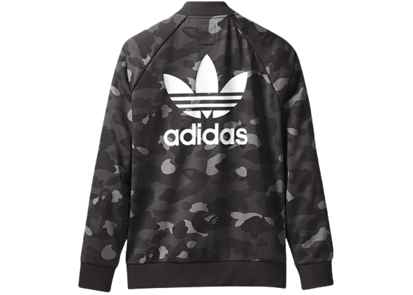 Addidas top bape jacket