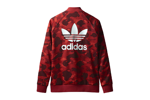 Bape x adidas track jacket 2025