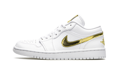 Jordan 1 Low White Metallic Gold (W)