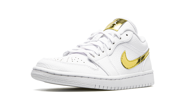 Jordan 1 Low White Metallic Gold (W)