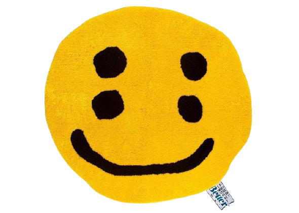 CPFM "Double Vision Smiley" Rug Yellow