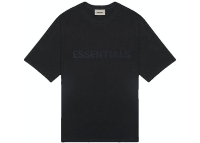 FEAR OF GOD ESSENTIALS "3D Silicon" Tee Black