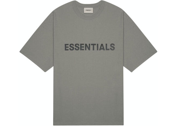 FEAR OF GOD ESSENTIALS "3D Silicon" Tee Charcoal