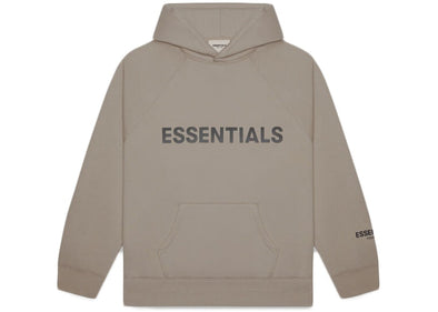FEAR OF GOD ESSENTIALS "3D Silicon" Hoodie Taupe