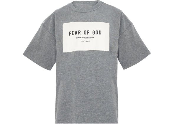 FEAR OF GOD "Sixth Collection" Tee Heather Grey