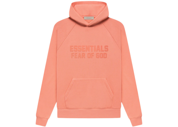 FEAR OF GOD ESSENTIALS "FW22" Hoodie Coral