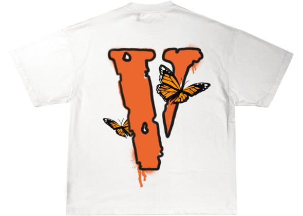 Vlone x Juice Wrld "Butterfly" Tee White