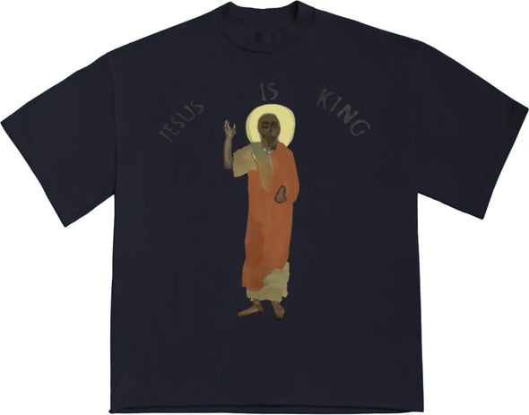 Kanye West Jesus Is King Tee Navy