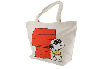 KAWS x Uniqlo x Peanuts "Snoopy Dog House" Tote Bag Beige