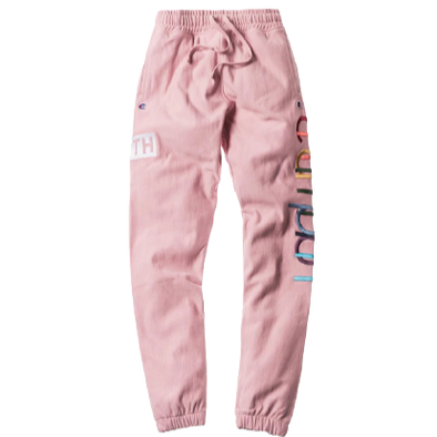 Kith "Champion Double Logo" Sweatpants Pink