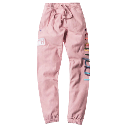 Kith "Champion Double Logo" Sweatpants Pink