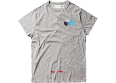 Kith X Off-White "Just Global" Tee Grey