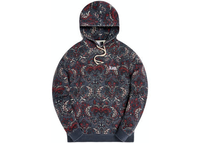 Kith Printed Fleece Williams III Hoodie Navy/Floral