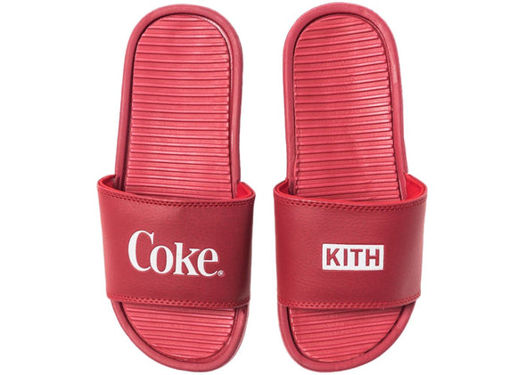Kith X Coca Cola Slides Red