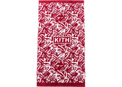 Kith X Coca Cola Cubed Beach Towel Red