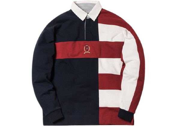 Kith x Tommy Hilfiger "Color Block" Rugby Navy